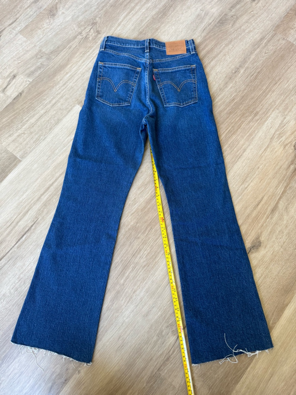 Levi's Dark Blue Boot Cut Jeans - Picture 2 of 3